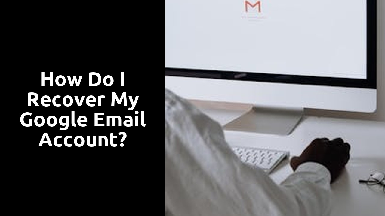 How do I recover my Google email account?